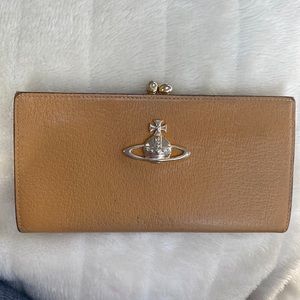 Vivienne Westwood long wallet with kiss closure. Great condition!